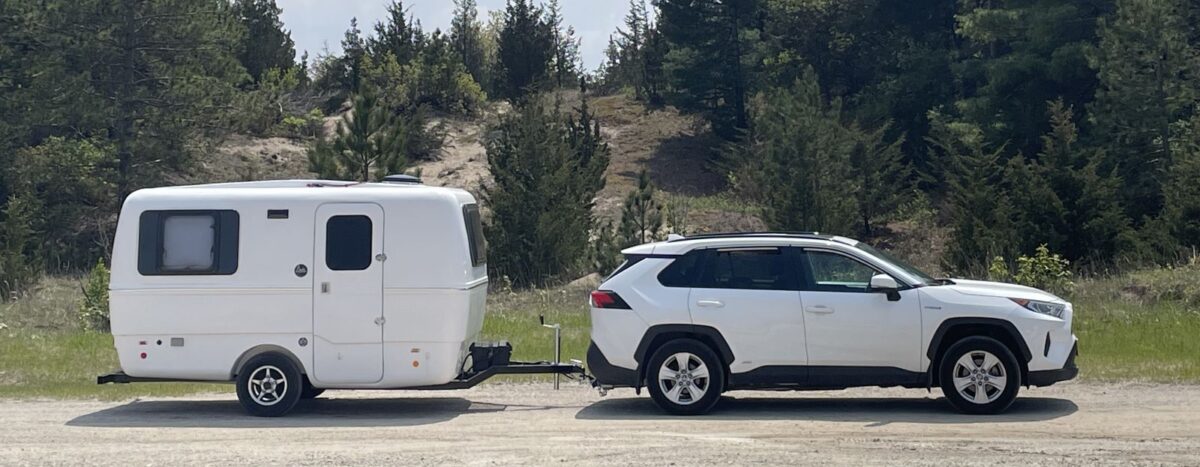 Trillium trailer towed by RAV4